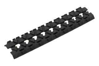 Langdon Skunkworx black Labyrinth M-LOK Rail Cover protects 5.25" of rail